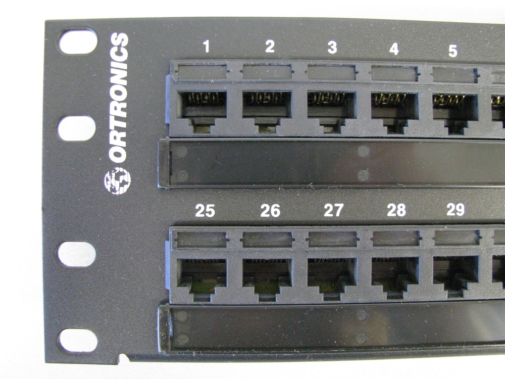 Ortronics TechChoice Cat6 48-Port Patch Panel OR-SP6U48 ~STSI