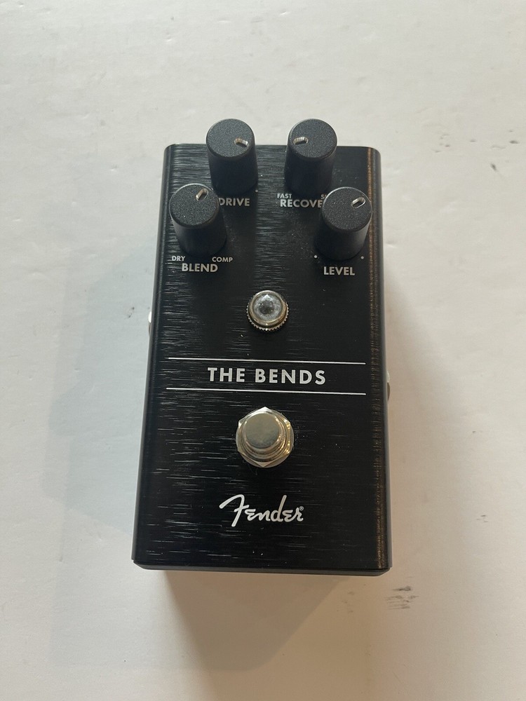 Fender The Bends Compressor Compression Guitar Effect Pedal