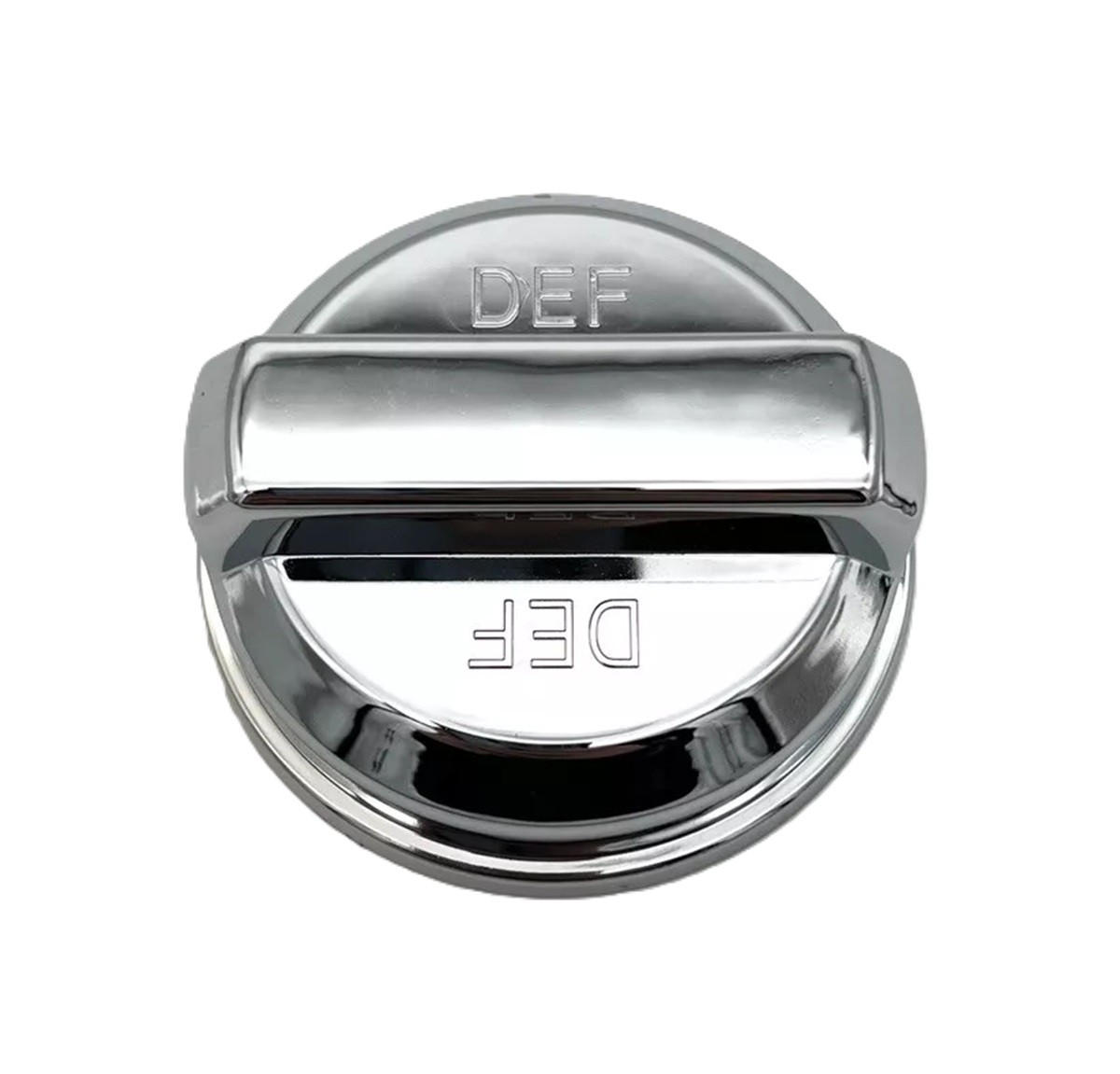 Chrome Plastic DEF Cap Cover Fits Peterbilt & Kenworth. 2-3/4" Outside Diameter.