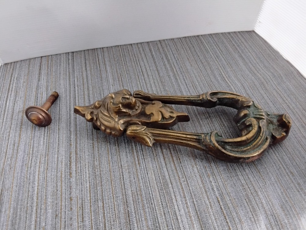 Antique Brass Victorian Era Door Knocker