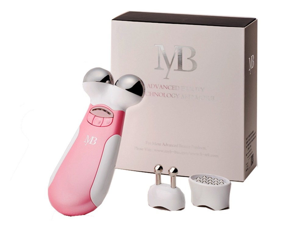 Microcurrent Face Lift 3 Attachments At Home Face Toning Device