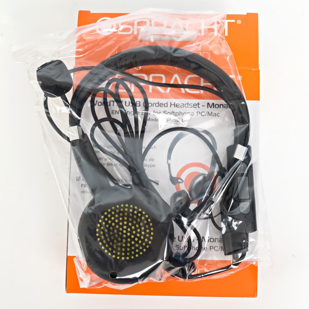 Spracht WorkIT! USB Corded Headset - Monaural - Open Box