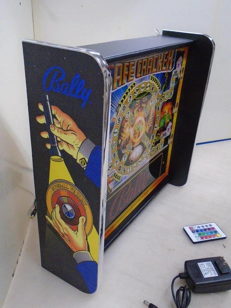 Bally Safe Cracker Pinball Head LED Display light box