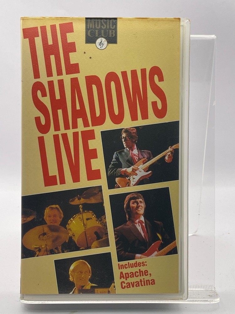 The Shadows Live VHS Tape