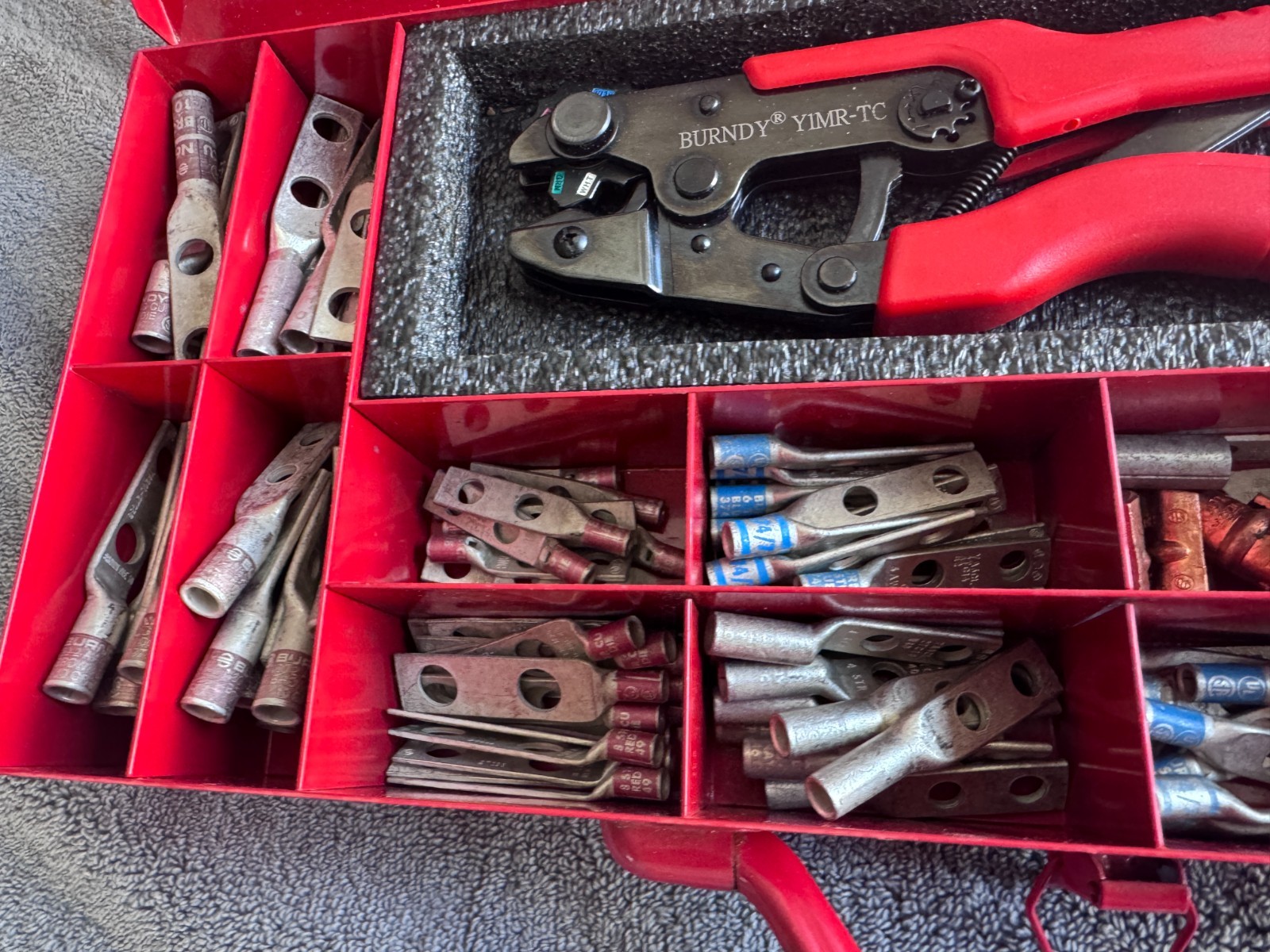 Burndy Compression System Ratcheting Crimper Y1MRTC Kit