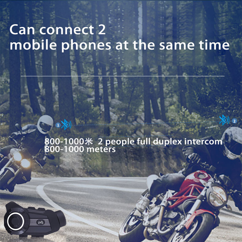 Pro Bluetooth Motorcycle Camera+Helmet Headset Intercom