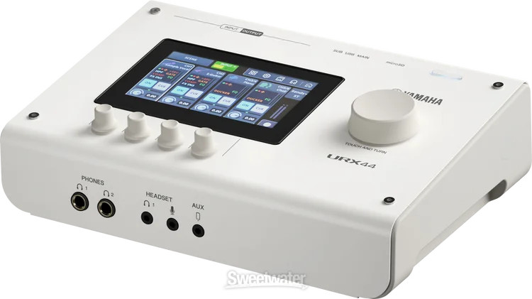 Yamaha URX44 USB-C Audio Interface - White