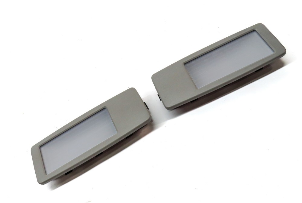 2013 BMW X1 (E84) INTERIOR OVERHEAD LEFT & RIGHT READING LIGHT SET/2 (Gray)