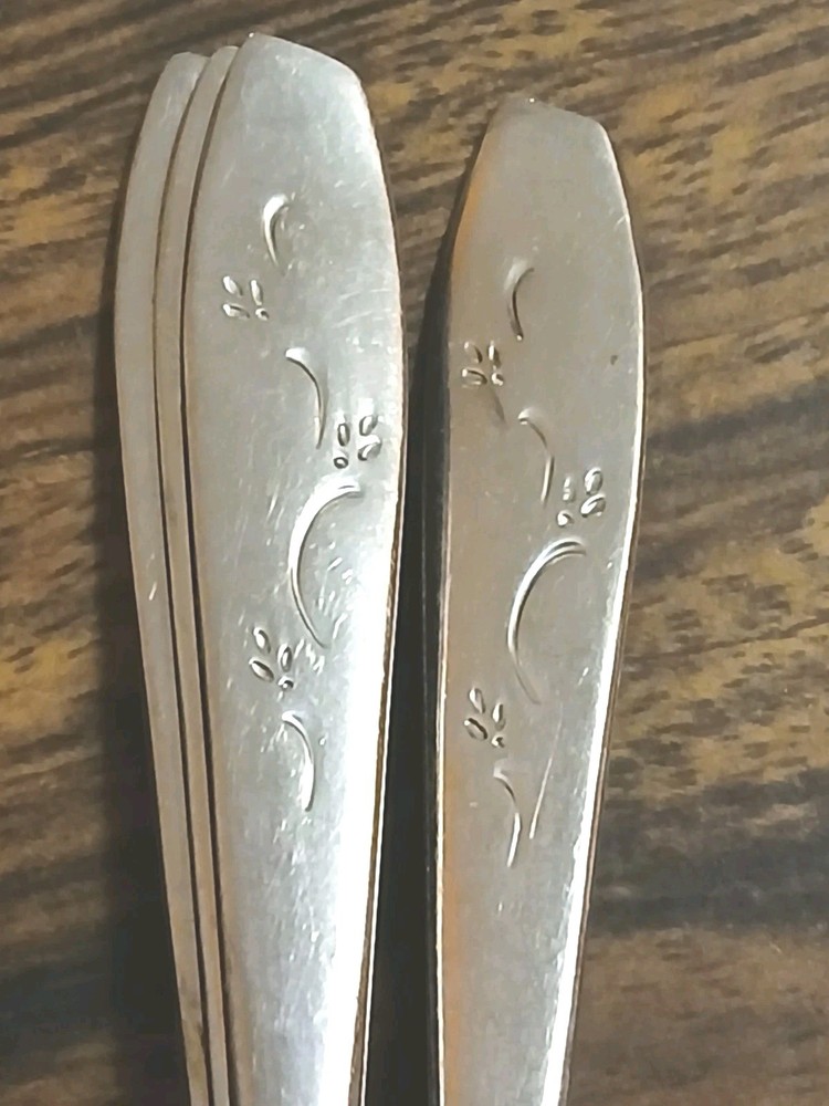 4 Silco Flatware Table Spoons Stainless  Flatware 7 1/4"   *Replacement Pieces *