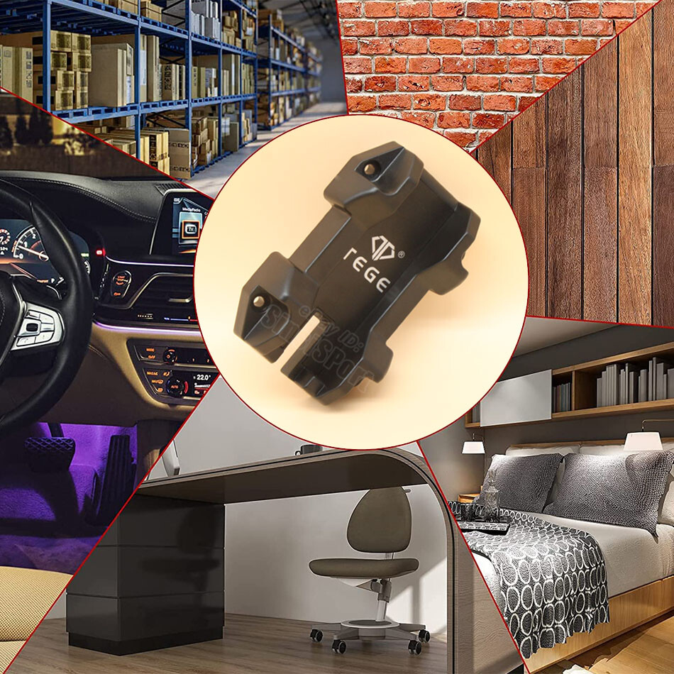 2Pcs Gun Magnetic Mount Holder 55lbs Magnet Holster Concealed in Car Wall Desk