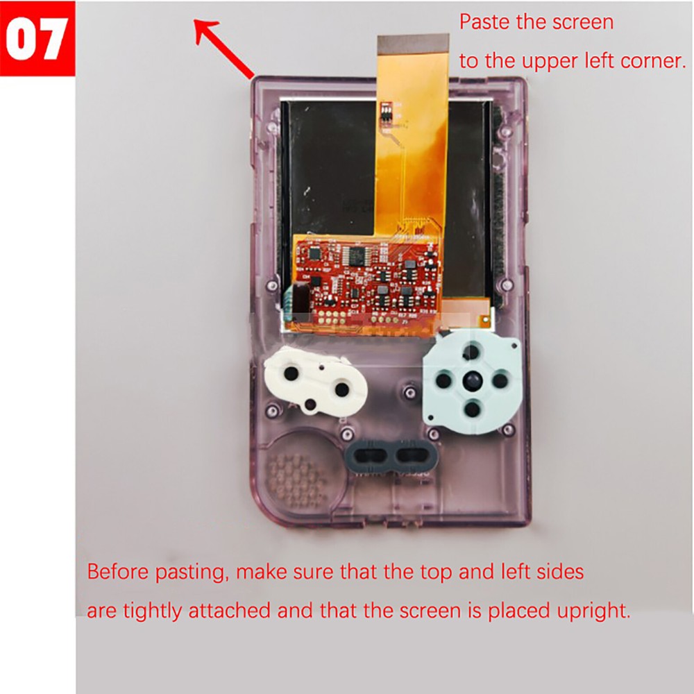 For GBP Game Boy Pocket Game Console IPS Backlight LCD Display Screen Replace