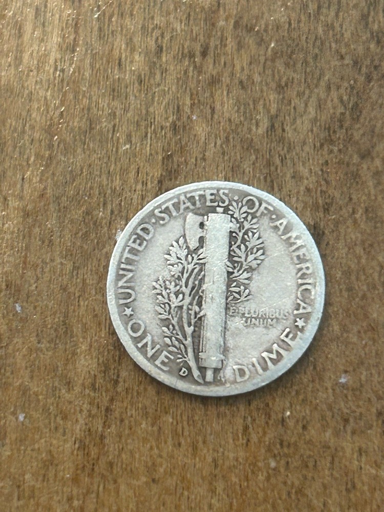 1937D Mercury Dime VG