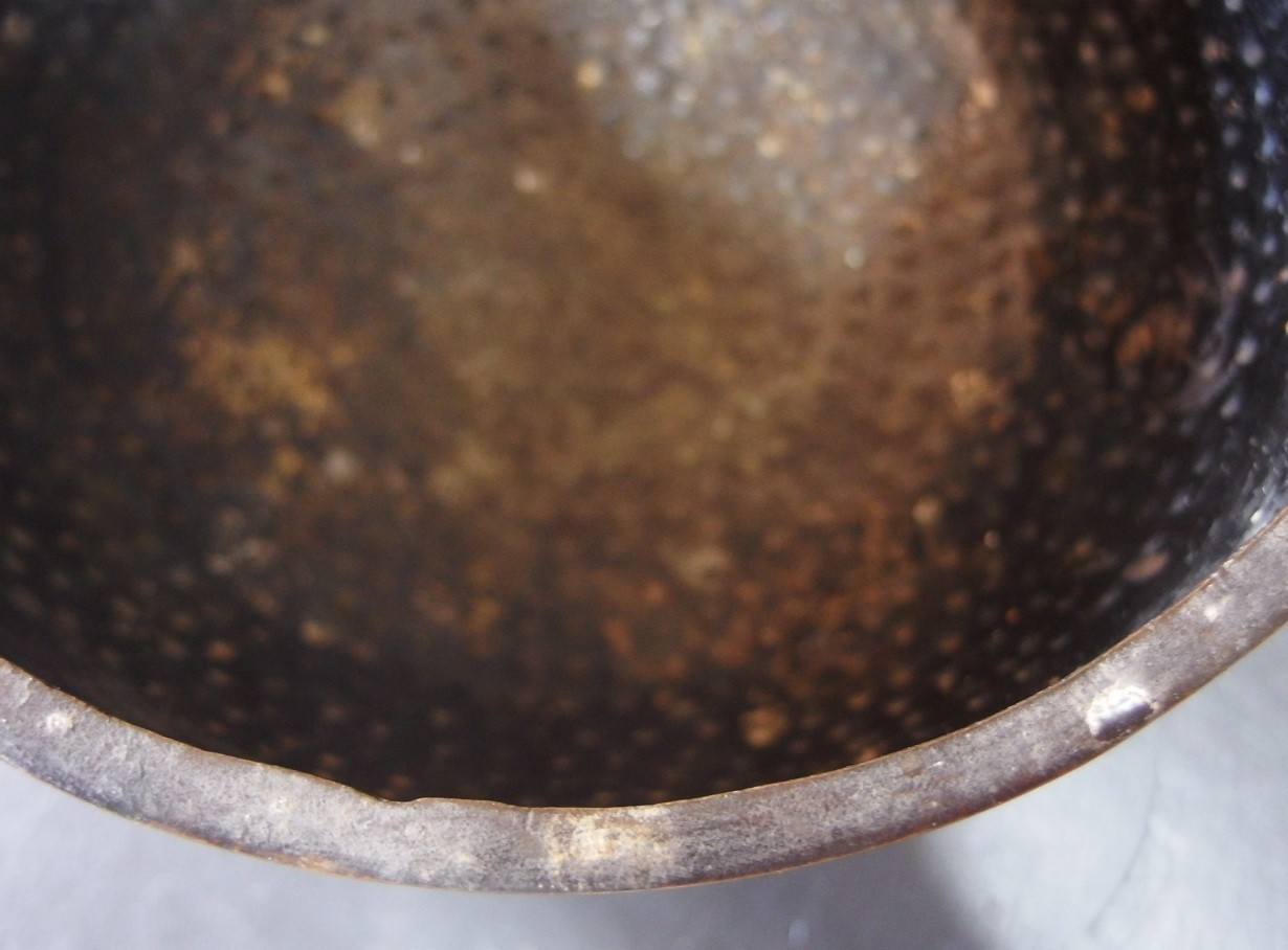 or25132 ANTIQUE JAPANESE BUDDHIST SINGING BOWL 20.3cm / 8inch Width ARARE Type