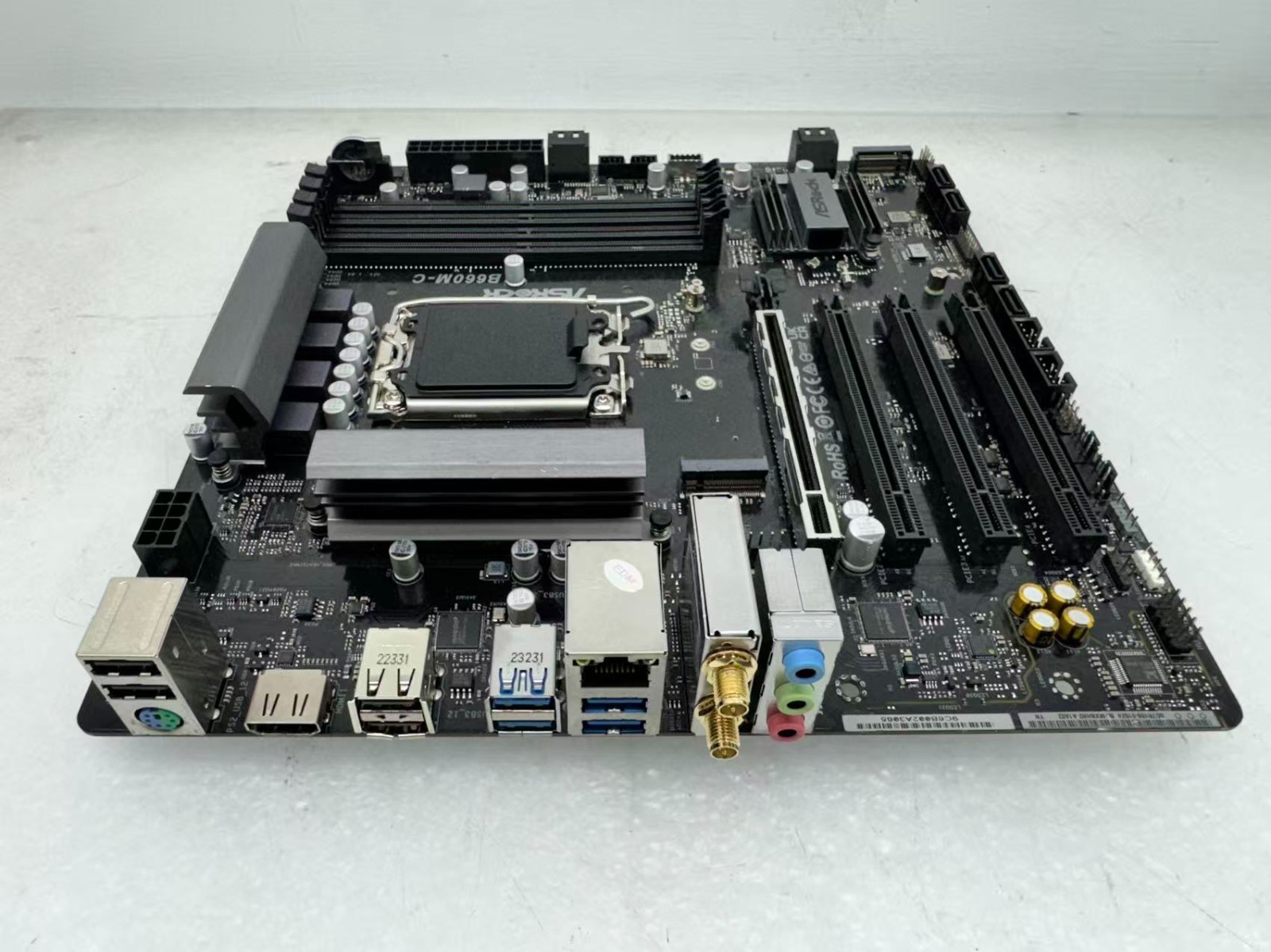 ASRock B660M-C Motherboard DDR4 Intel Socket 1700 Supports 14th, 13th & 12th Gen