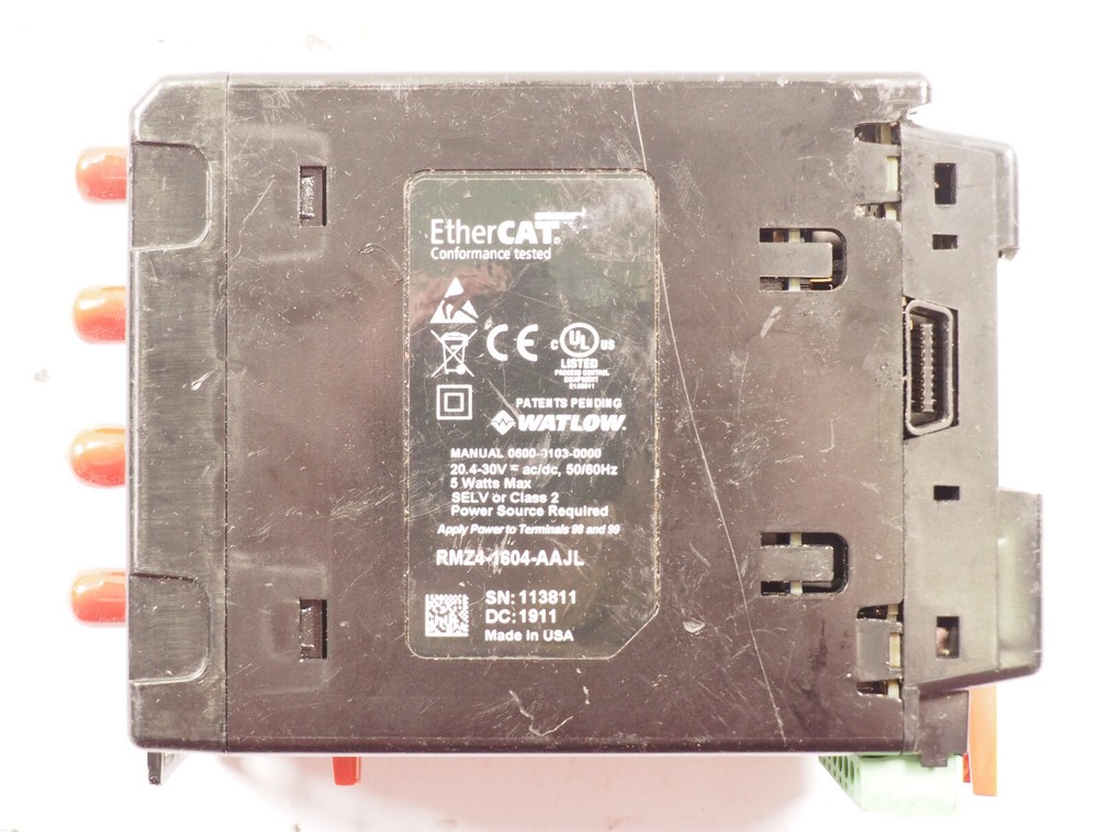 WATLOW EZ-ZONE EtherCAT RMZ4-1604-AAJL Fiber Optic Temperature Controller