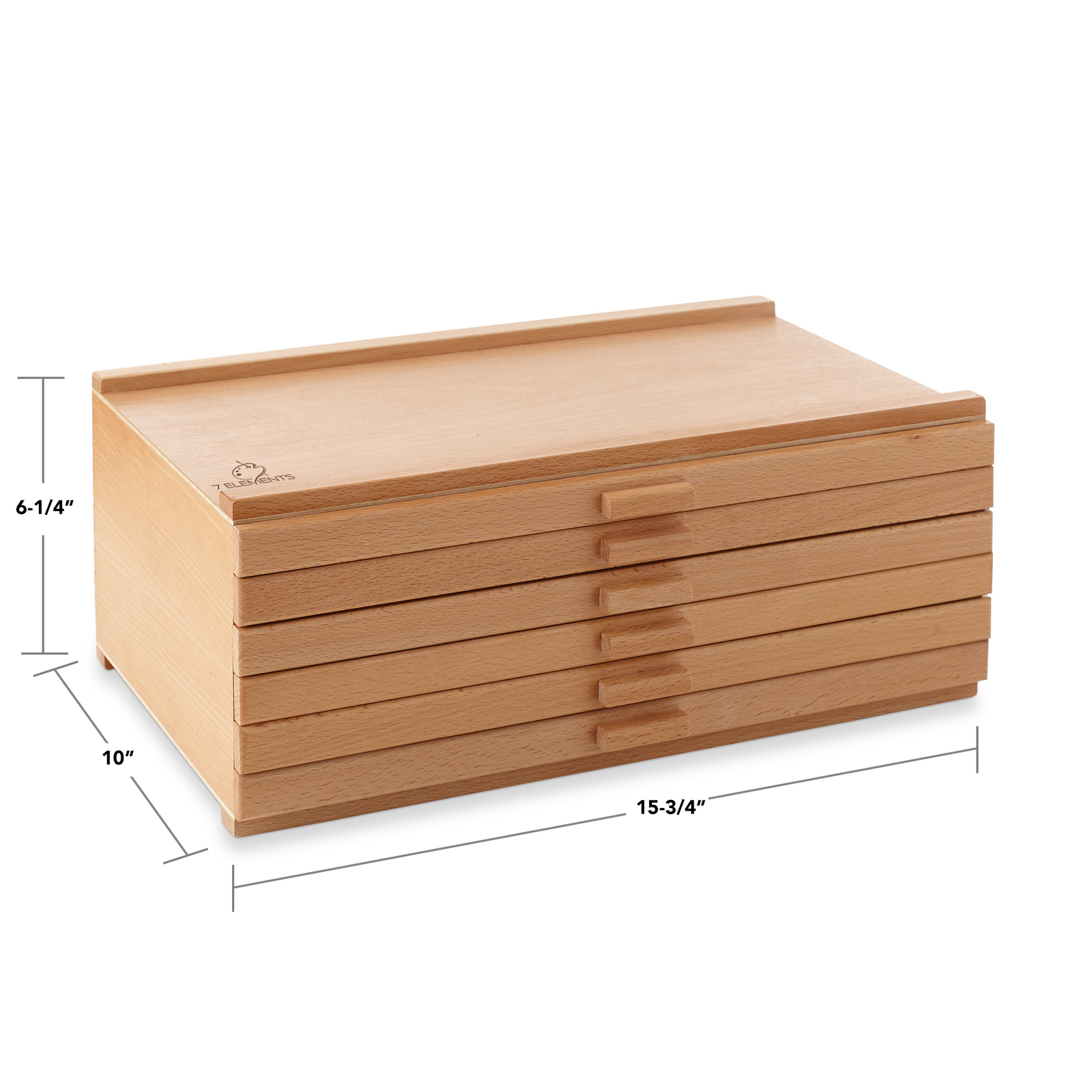 Artist Wooden Multi-Drawer Storage Box for Pastels, Pencils, Brushes and Tools