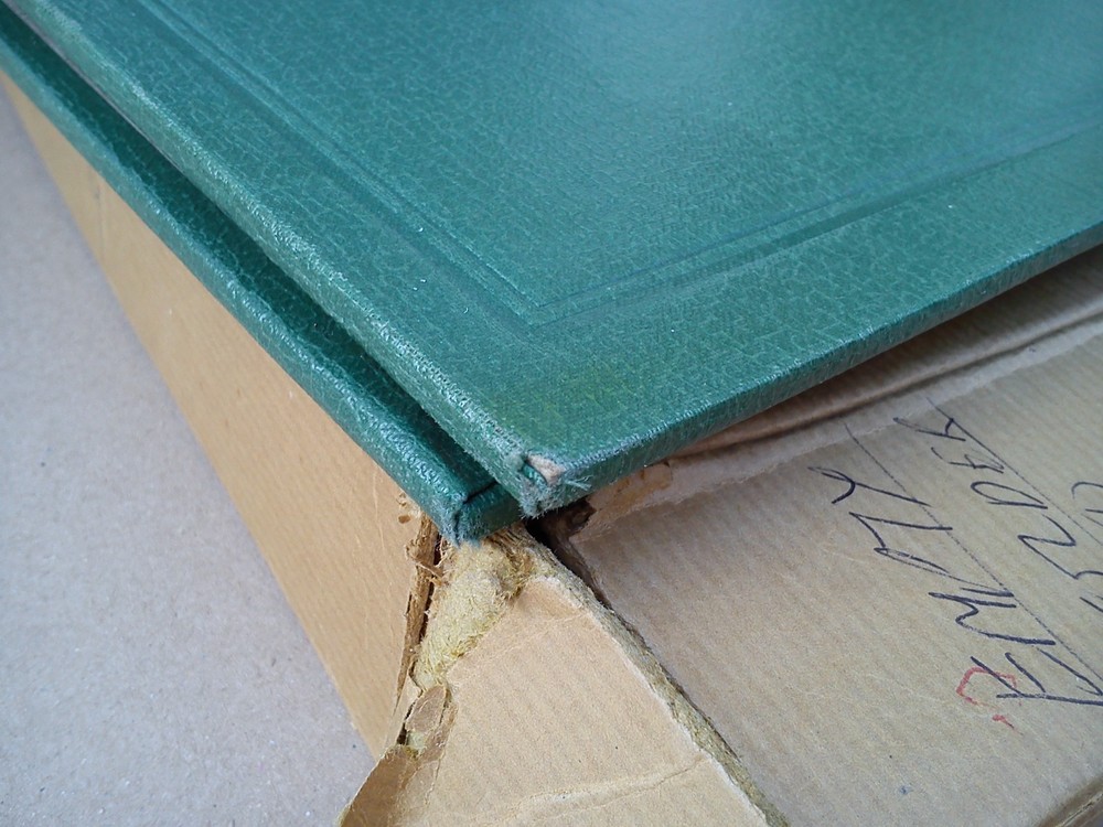 Stanley Gibbons Springback New Age Stamp Album Folder Binder Storage Green EMPTY