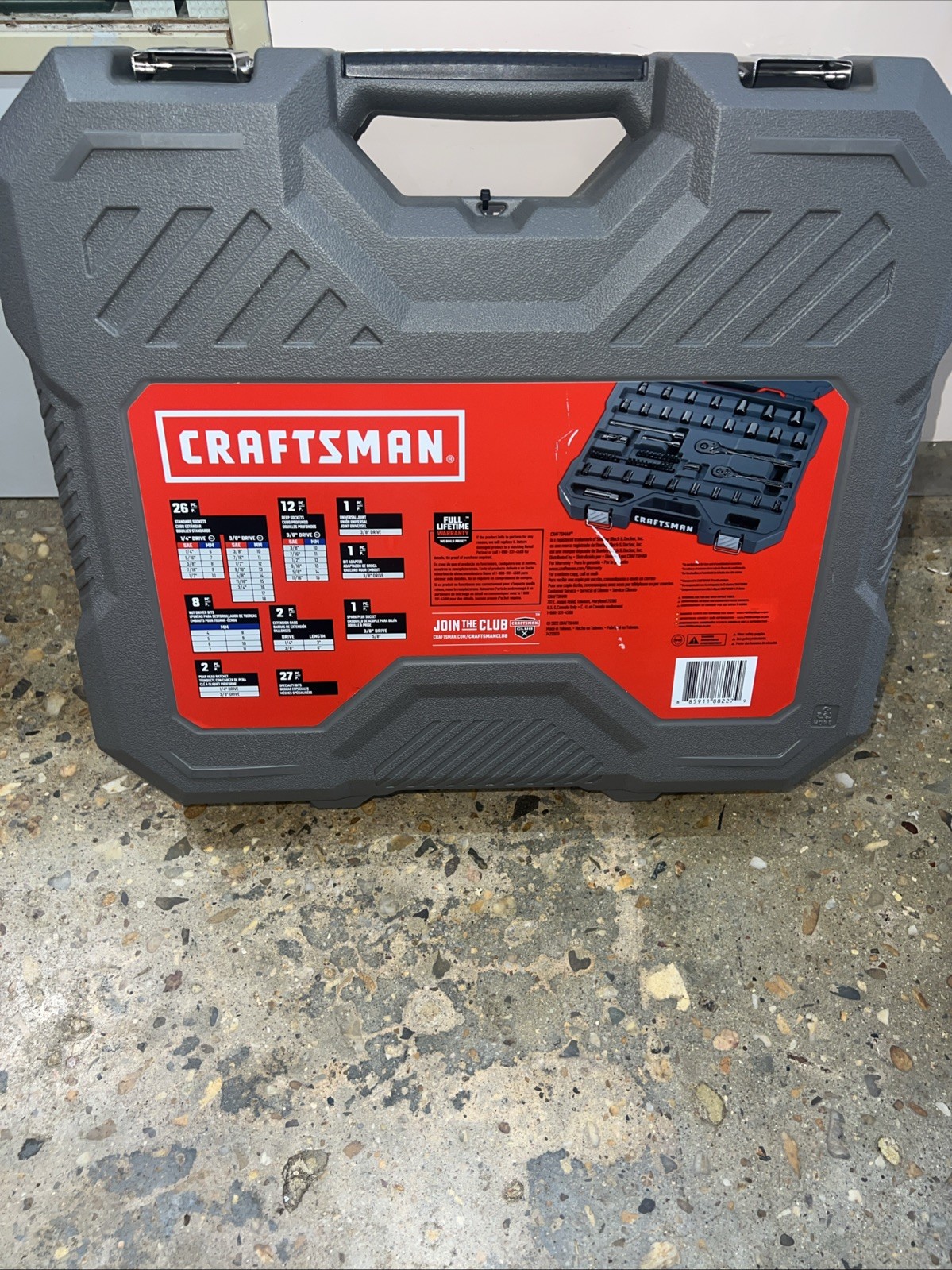 Craftsman CMMT99080 OVERDRIVE 80 Piece Standard SAE & Metric Mechanics Tool Set