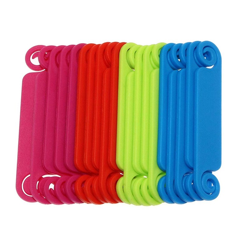 5X(20Pcs Cable Tags Multicolor Cable Management Labels Writable Cable Tags5447