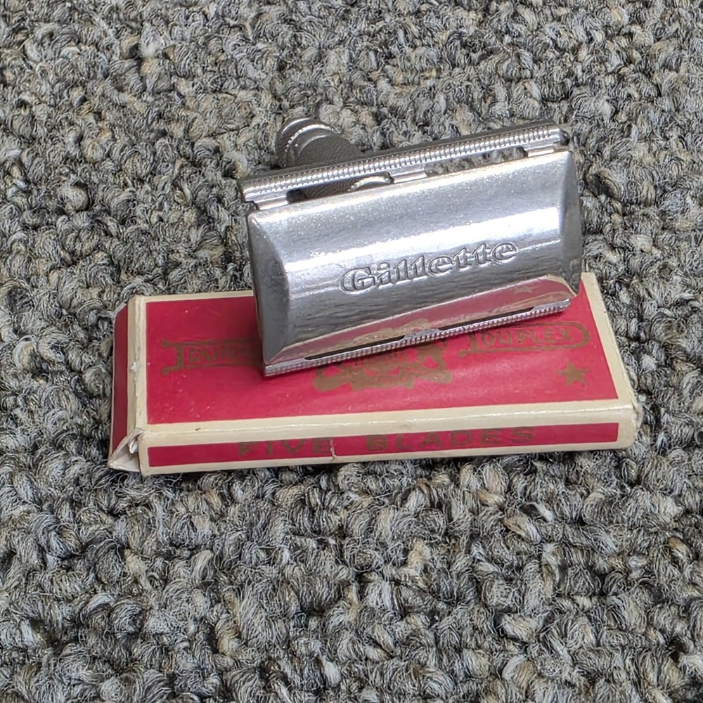 Vintage Gillette Razor Single Blade