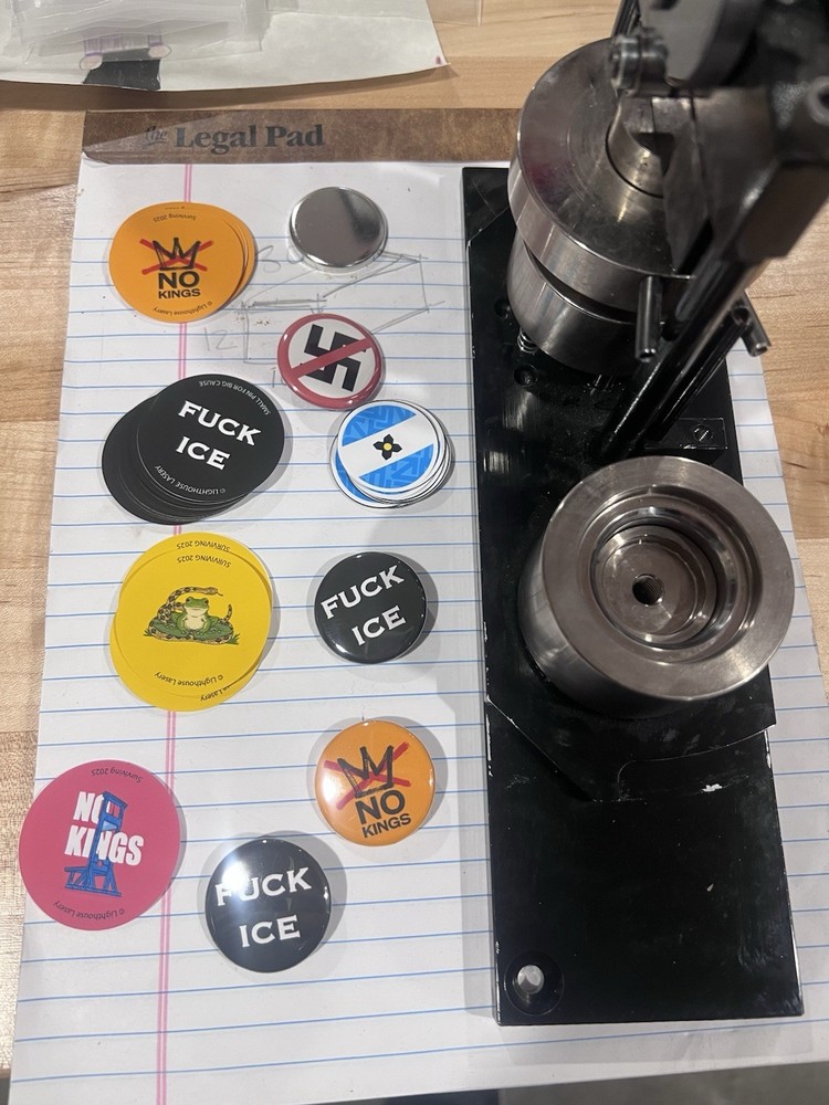 FUCK-ICE Pinback Button 1.25”