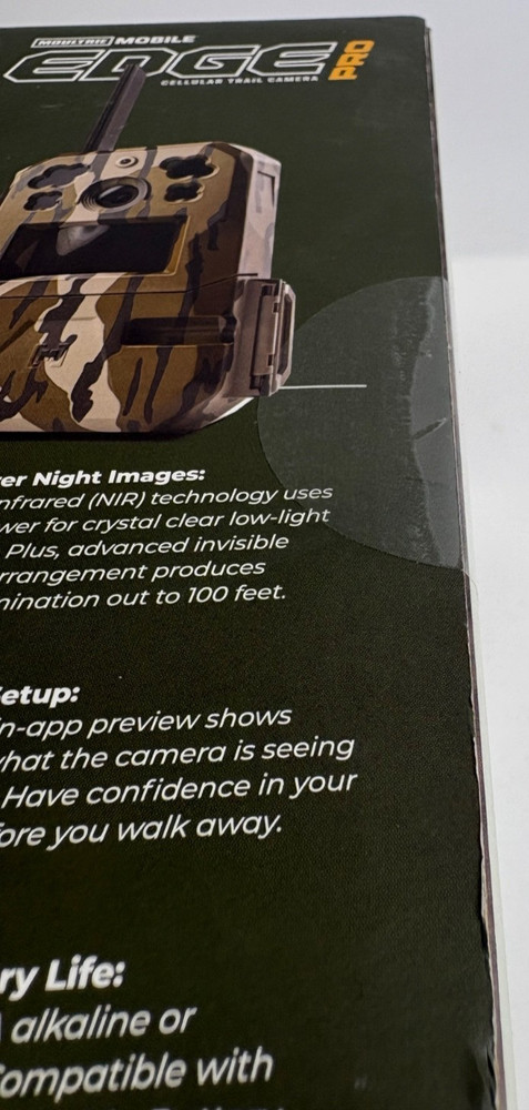 Moultrie Mobile Edge Pro Cellular Trail Camera *NEW*