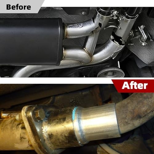 Exhaust Adapter Connector 3" ID to 3.5" OD, Exhaust Pipe Reducer 4" Overall