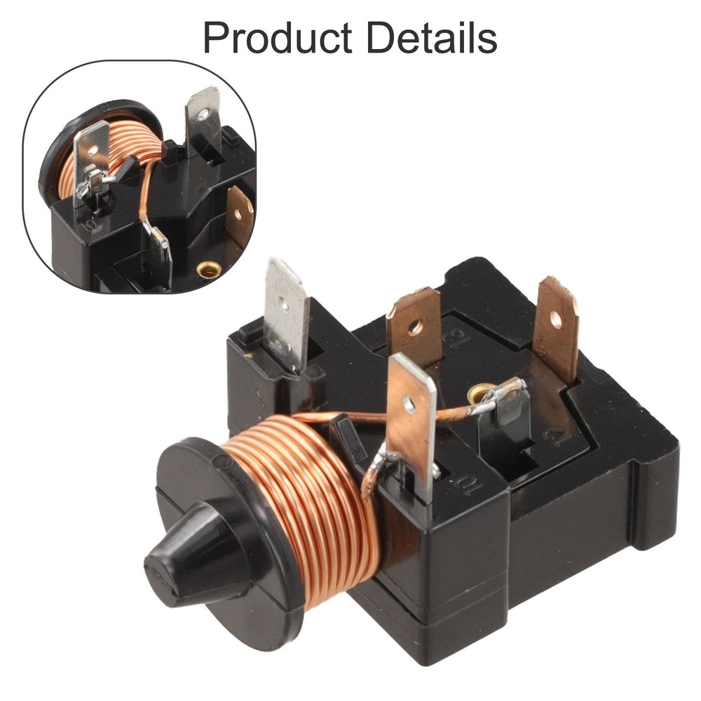 CTC 375W Refrigerator Compressor Start Relay 110V 220V 4PIN Energy Efficient
