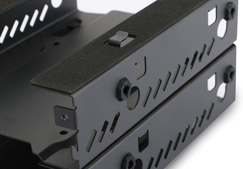 - Stackable 3.5" HDD Bracket Duo Pack Cases Ph-Hddkt_03 Black