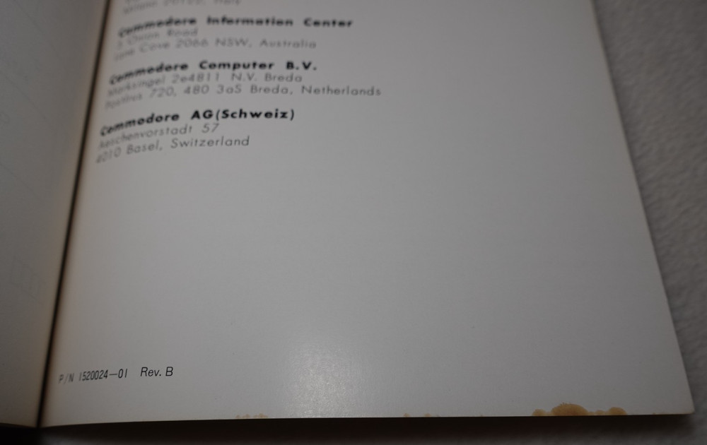 Commodore 1520 Printer Plotter 1983 Vintage Original User's Manual