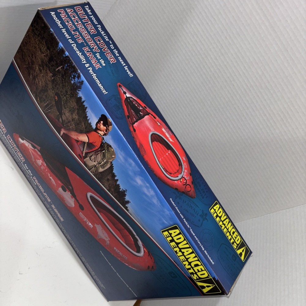 Advanced Elements Outer Cover for Packlite Kayak Red Silver New In Box Sealed