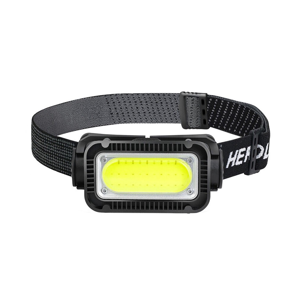USB Rechargeable LED Headlamp Headlight Lamp Flashlight With Charging Cable