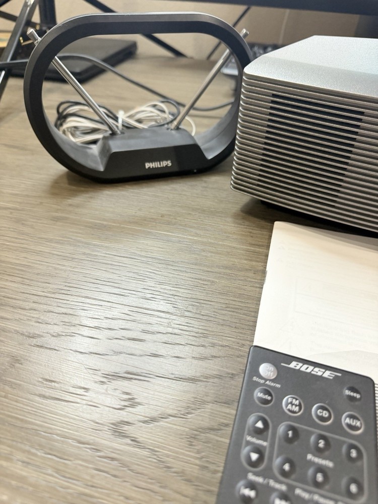 Bose Wave Music System Graphite Grey w Remote, Power Cable, Ant, Manual EUC
