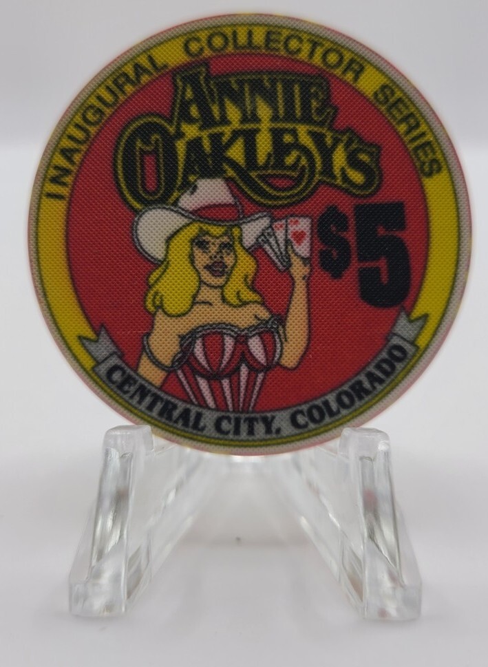 Annie Oakley's Casino Central City Colorado $5 Chip