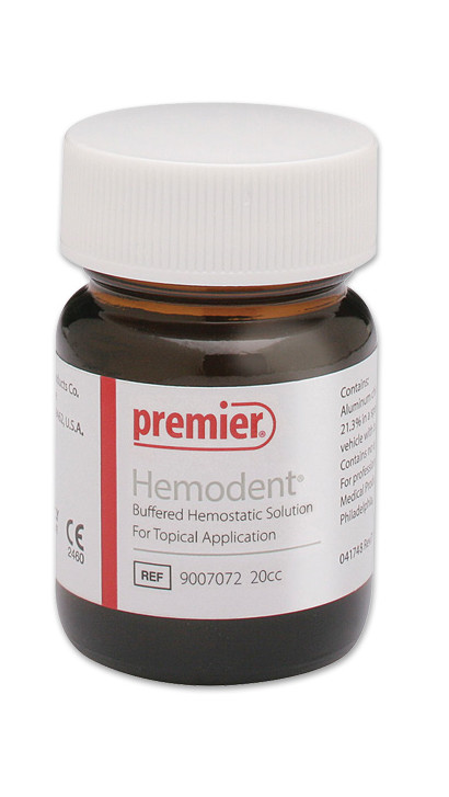 20cc Premier Hemodent Buffered Hemostatic Solution Topical Application