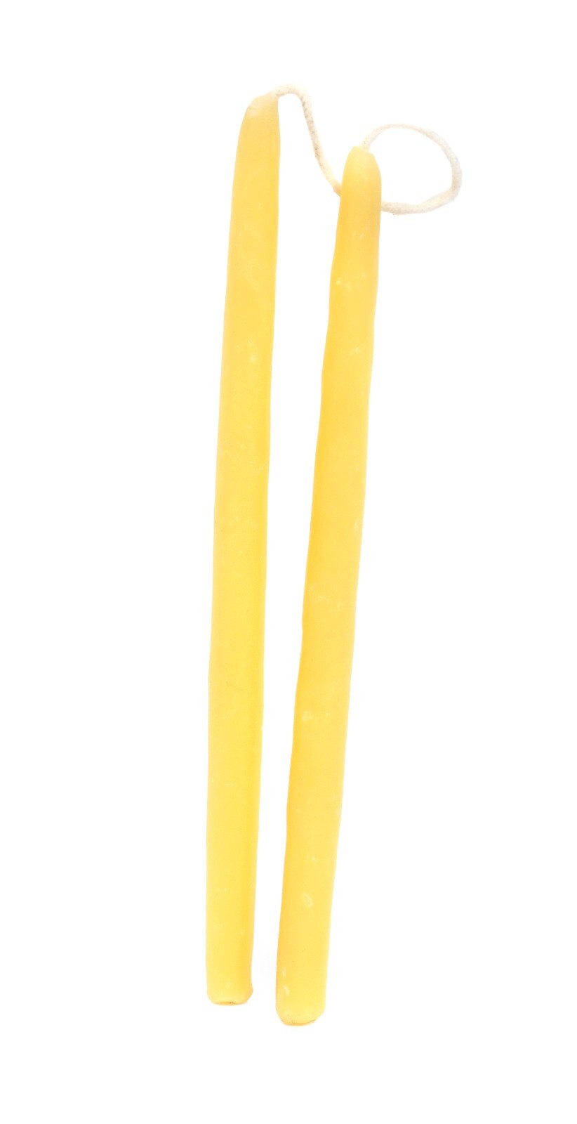 100% Pure Beeswax Taper Candles Dipped Style Unscented Choose Your Color & Size