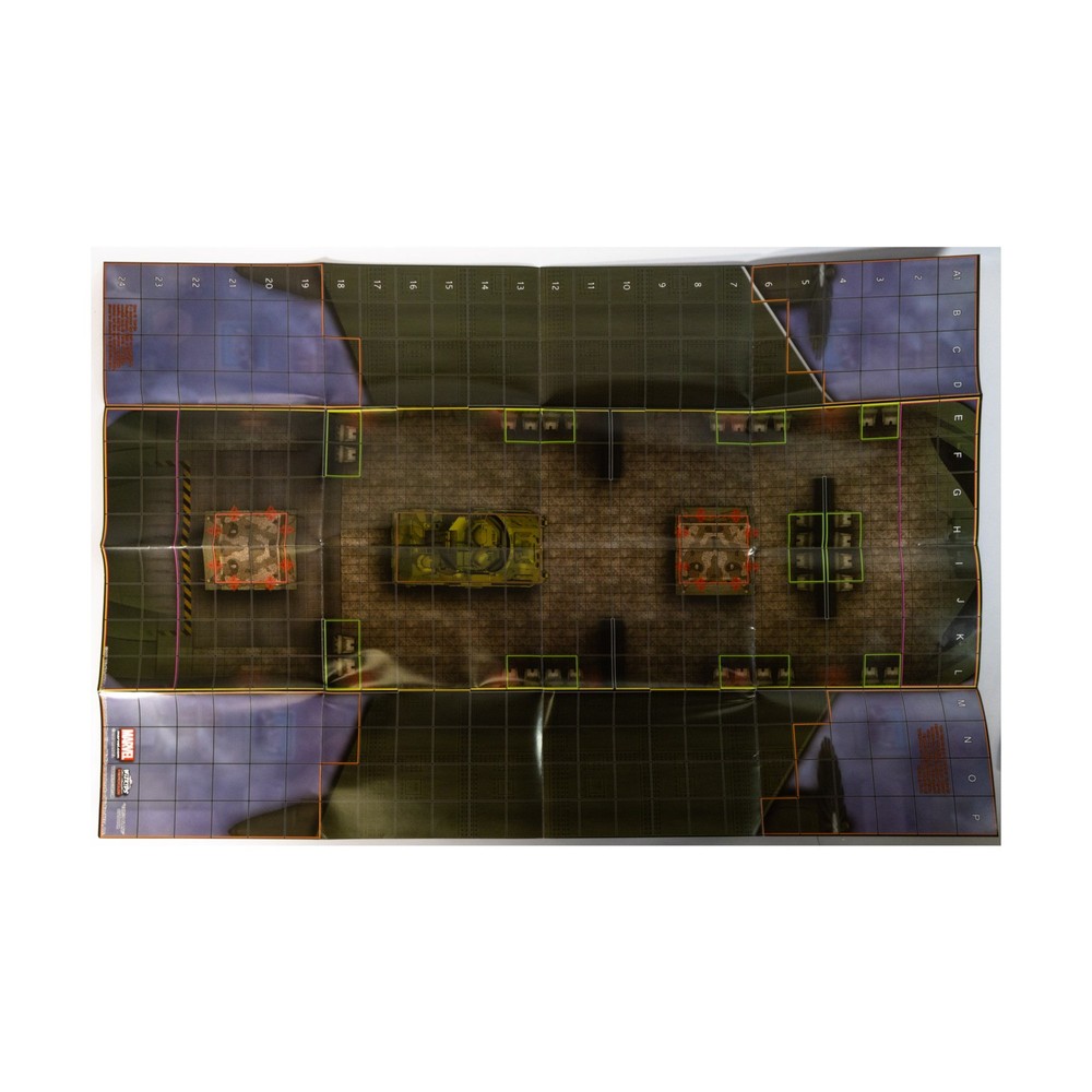 WizKids HeroClix Map Speakeasy/Cargo Plane Double-Sided Map Bag EX