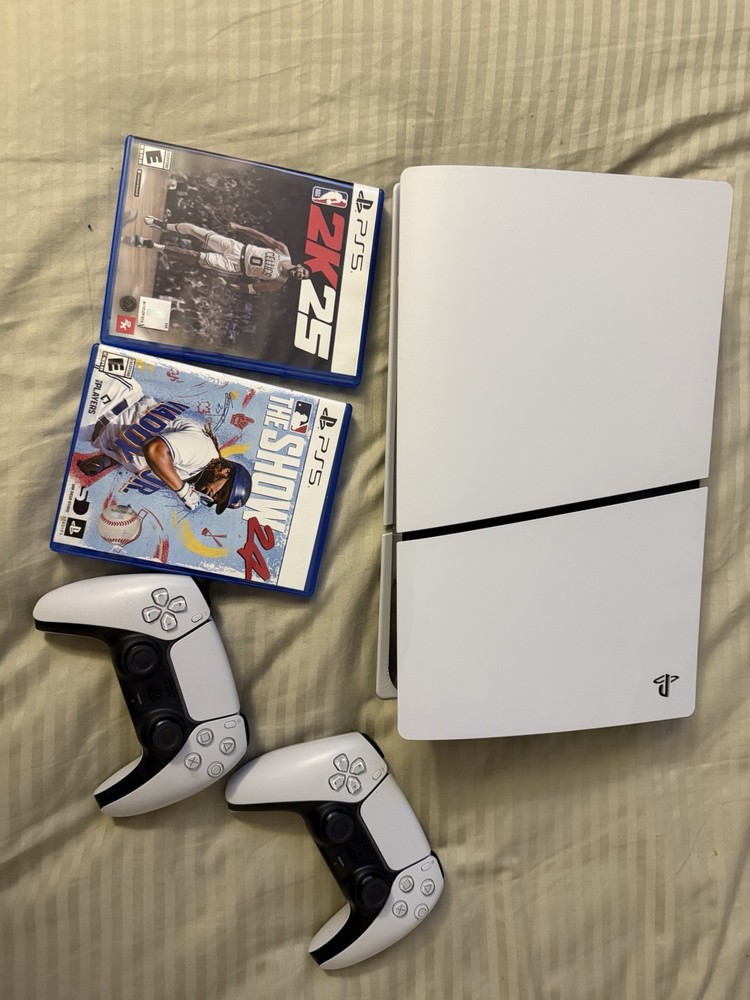 Sony PlayStation 5 Console Bundle with Controllers and Games