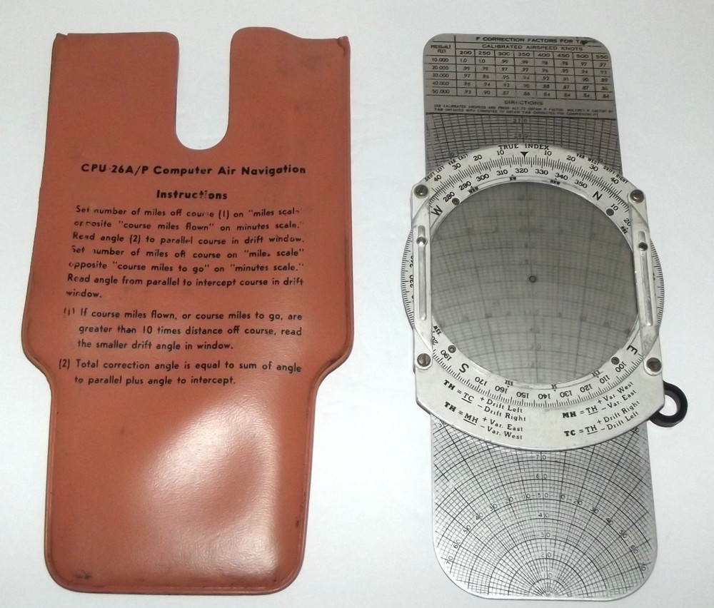 Metal Flight Computer CPU-26A/P  With Case