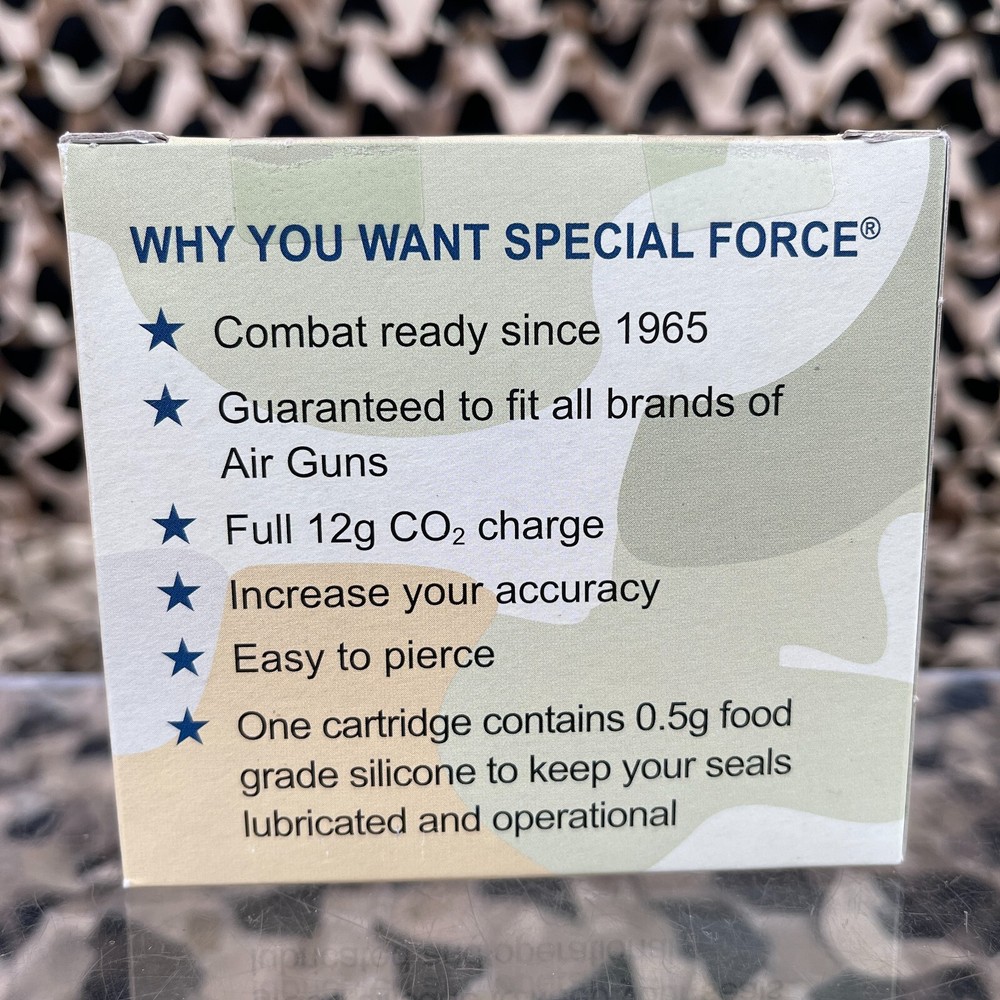 NEW Special Forces 12 Gram CO2 Cartridge - 10 Pack