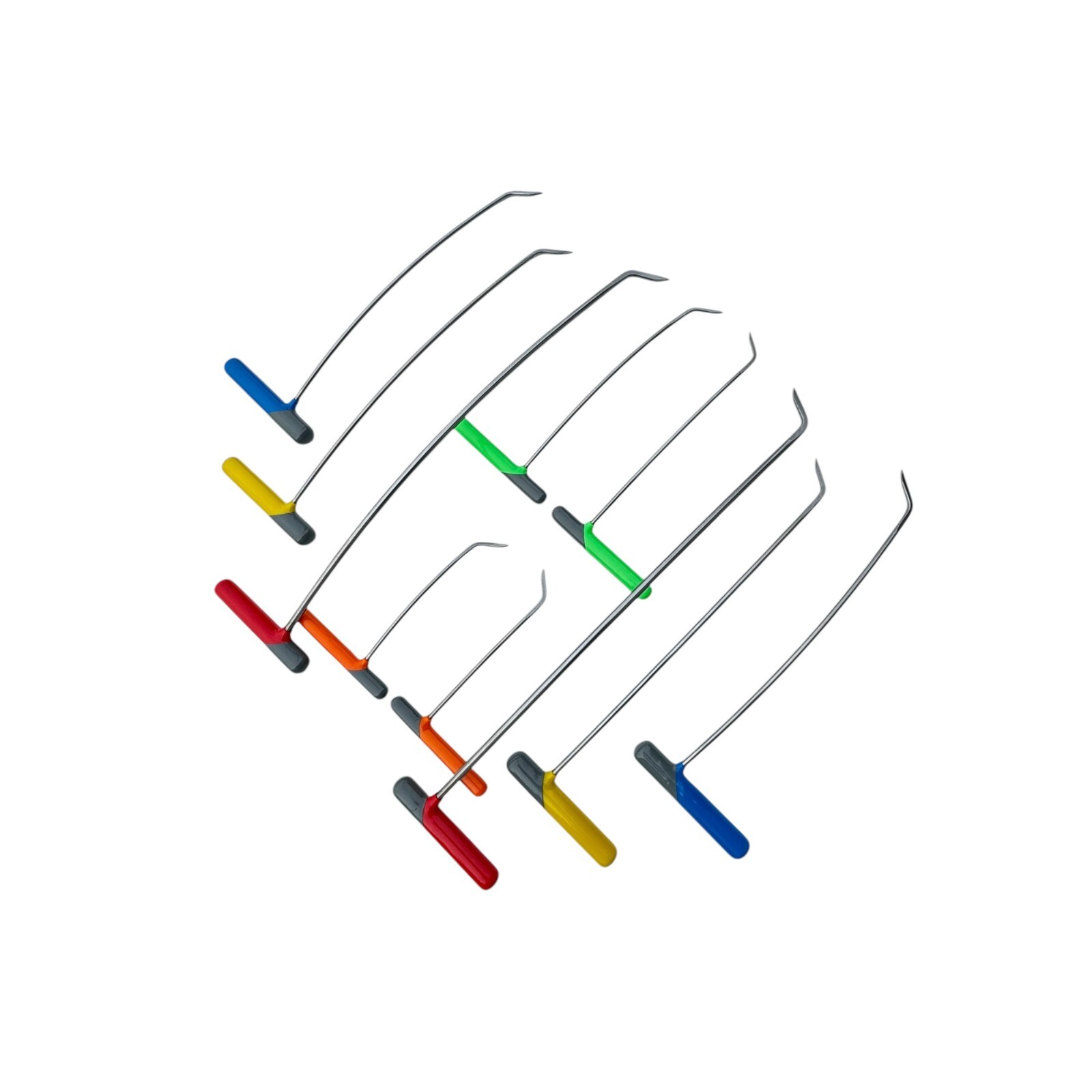 The Navoris Edition 10-Piece Sharp Tip Single Bend Left & Right Steel Pdr İNOX