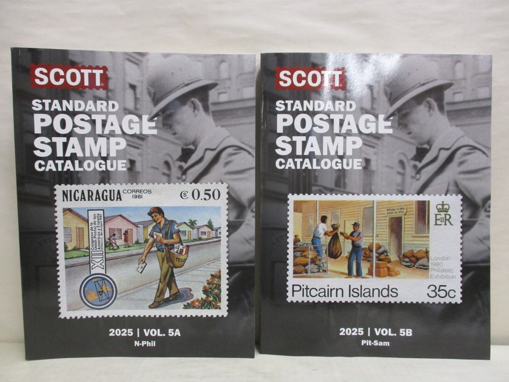 2025 Scott Standard Postage Stamp Catalog Volume 5 A/B Worldwide Countries N-Sam