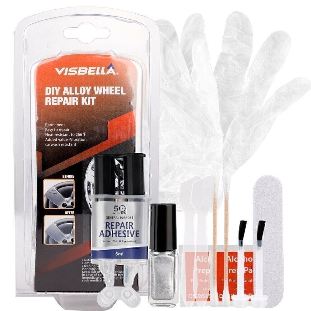 DIY Car Auto Rim Dent Scratch Alloy Wheel Repair Adhesive Kit Rim Surface Bfevlo