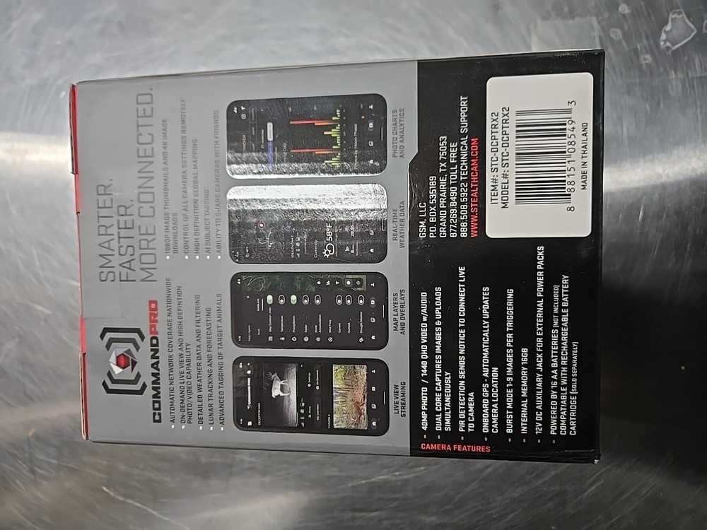 Stealth Cam Deceptor Max 2.0 No Glo Cellular Trail Camera (STC-DCPTRX2)