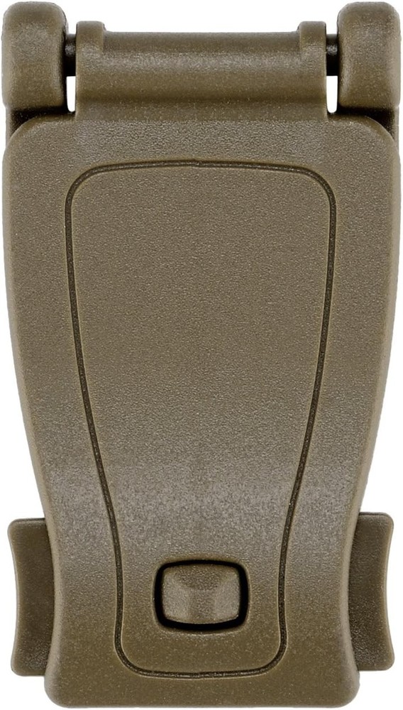 BOOSTEADY Multipurpose MOLLE Clip Tactical 10 Pcs Plastic Clips (Brown)