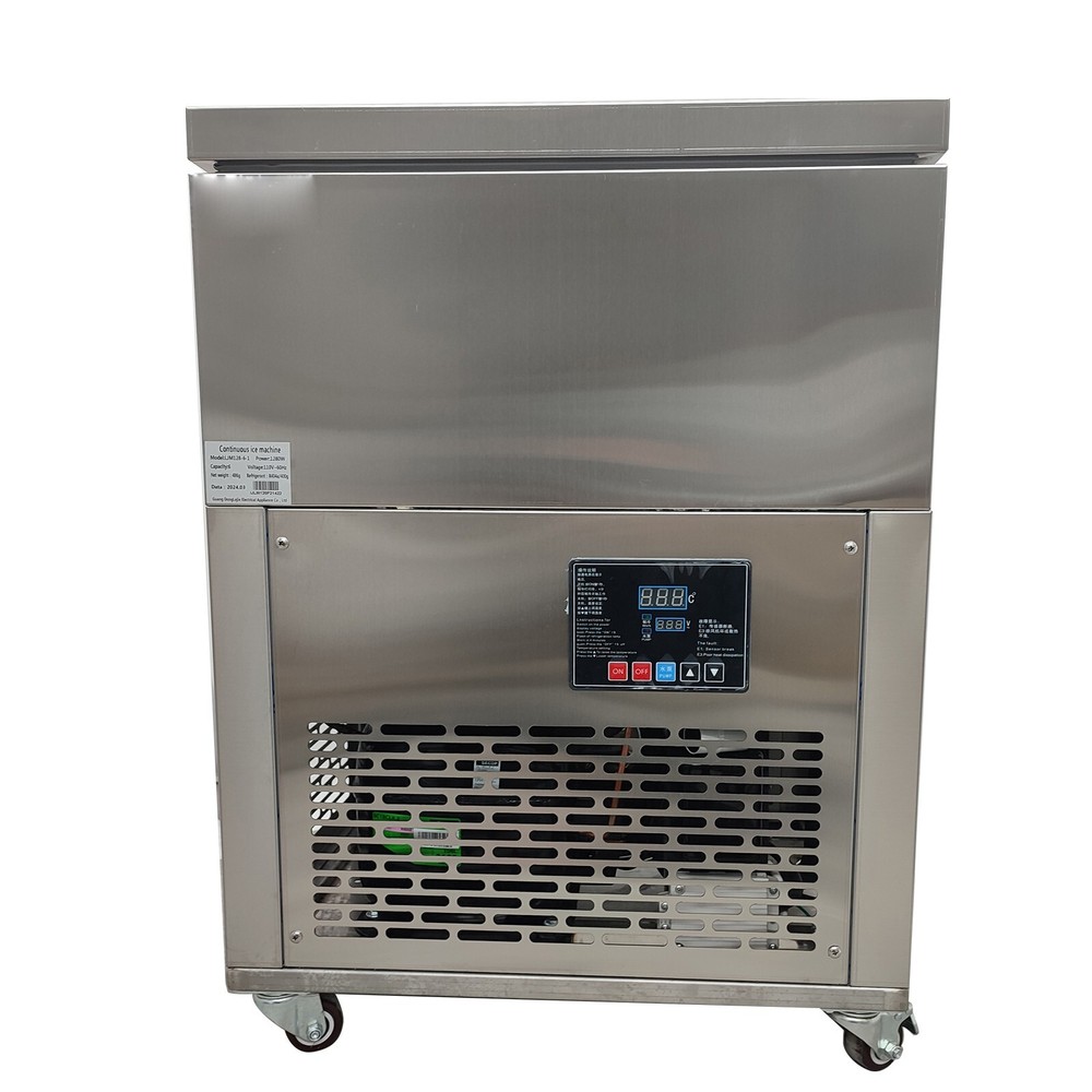 110V Snow Ice Machine Cylindrical Ice Block Making Machine Automatic 6 Buckets I