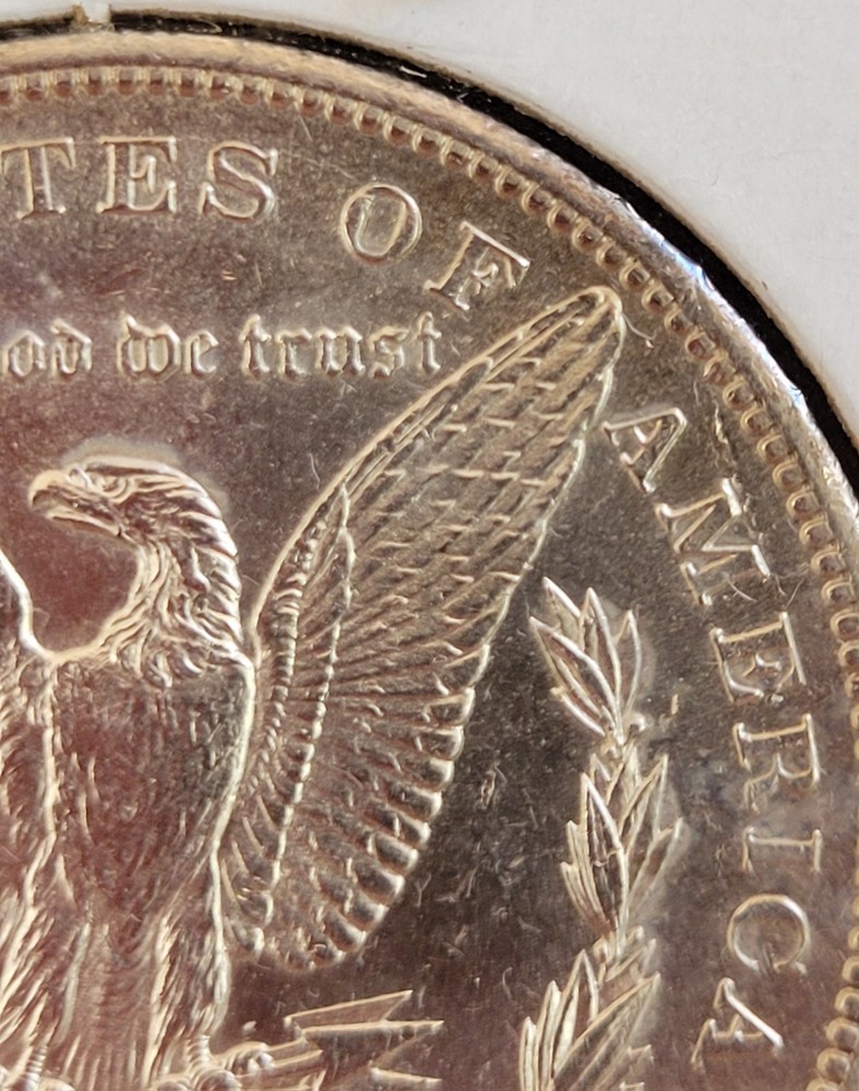 1890 S Morgan Silver Dollar UNC