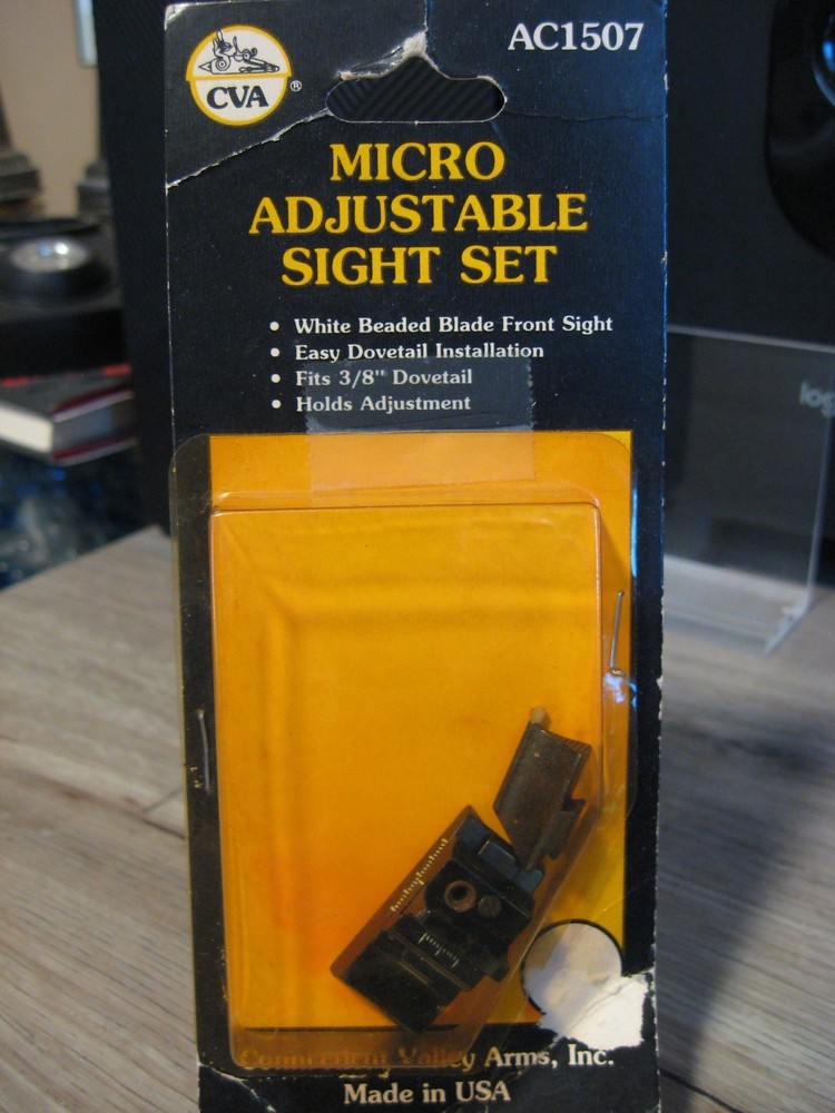 CVA Muzzleloader Black Powder - Williams Micro Adjustable Sight Set - AC1507