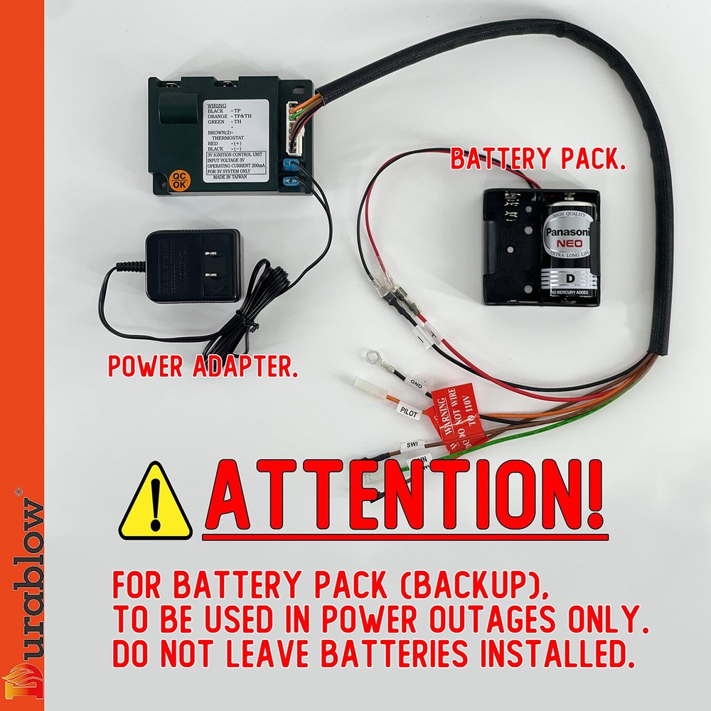 Durablow DC594 3V DC Battery Pack Compatible with Dexen,