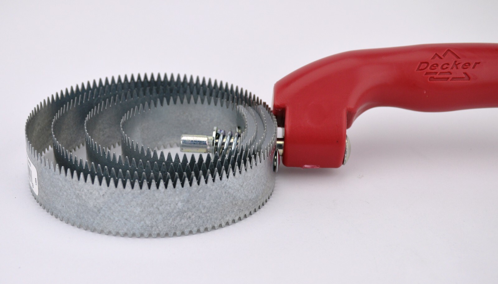 Decker Curry Comb 15-S Spiral Reversible Curry Comb, Steel, Choice of Colors